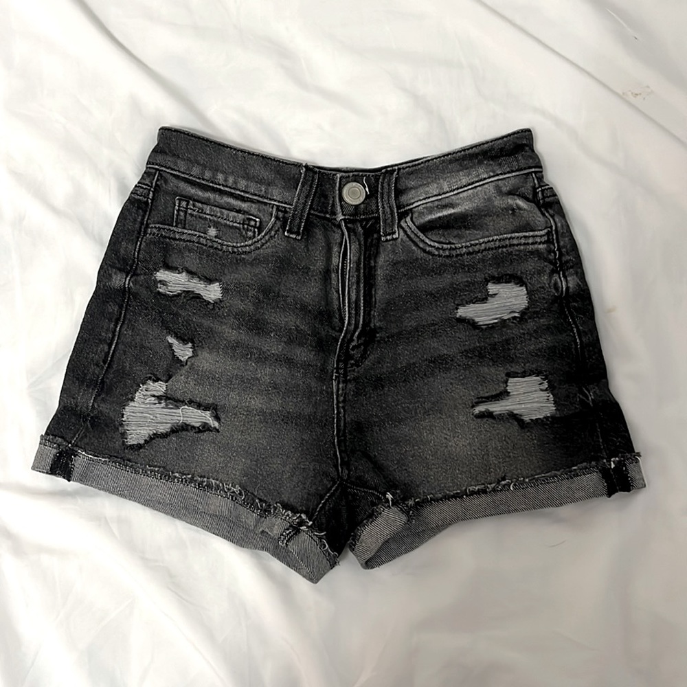 High Rise Mom Shorts
